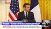 Climat: Les États-Unis et la France vont "bâtir des solutions de financement innovantes pour aider les pays émergents et les plus fragiles", annonce Emmanuel Macron