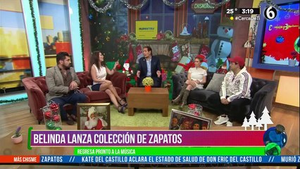 Belinda lanza colección de zapatos