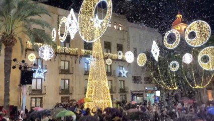 Así ha sido el encendido navideño en Elche
