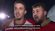 Maroc - Joie et fierté dans le camp marocain