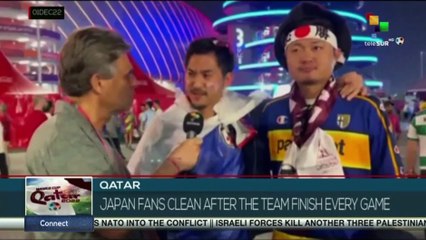 Qatar: Japanese fans react ahead of their team's match with Spain