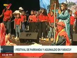 Unidades educativas participan en el I festival de parranda y aguinaldo en Yaracuy