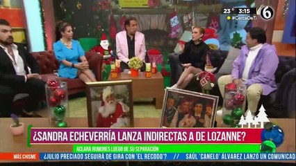 ¿Sandra Echeverría lanza indirecta a su ex Lozanne?