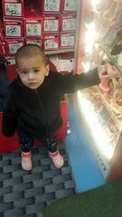 Trishu in angry mode when father stopped her to touch shoes display