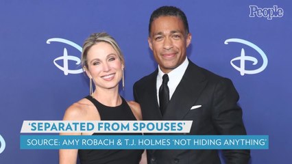 Amy Robach and T.J. Holmes Were 'Dating in the Open' After Separating from Spouses in August: Source