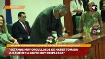 “Estamos muy orgullosos de haber tomado juramento a gente muy preparada”