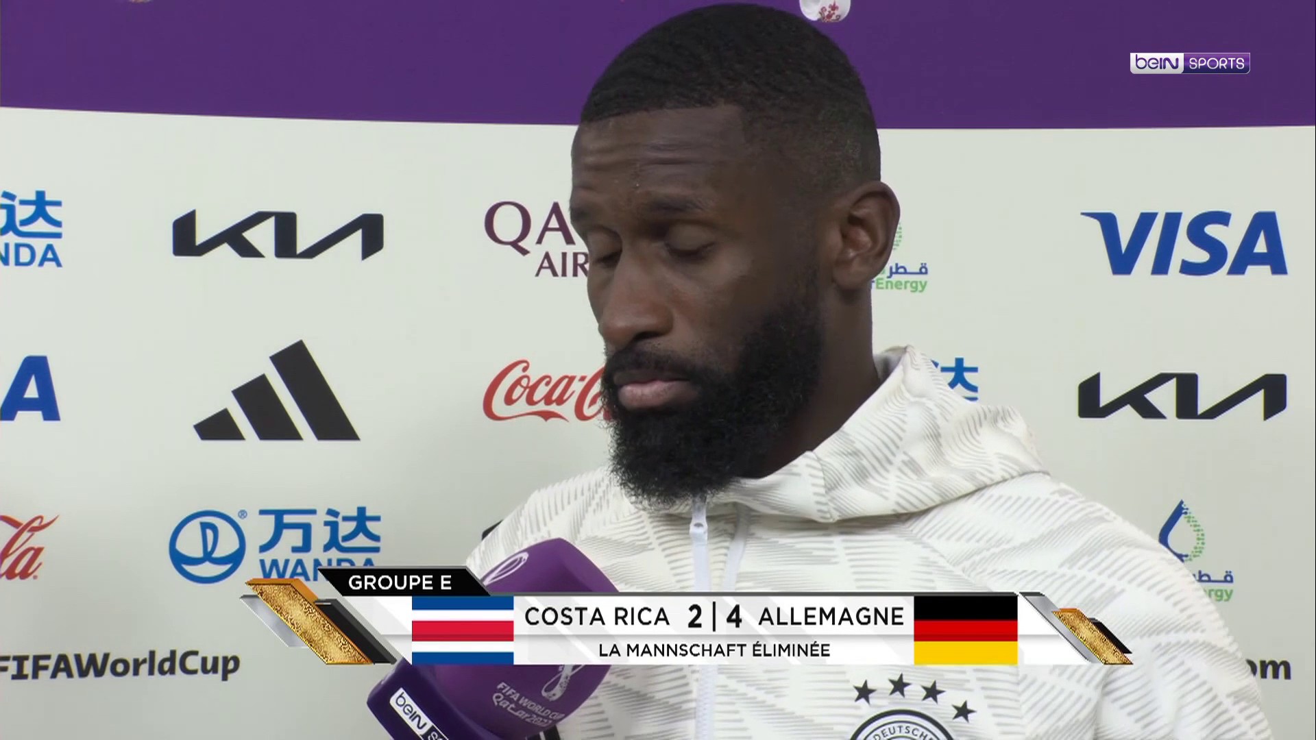 Allemagne - Antonio Rüdiger : "Pas de la faute de l'Espagne"