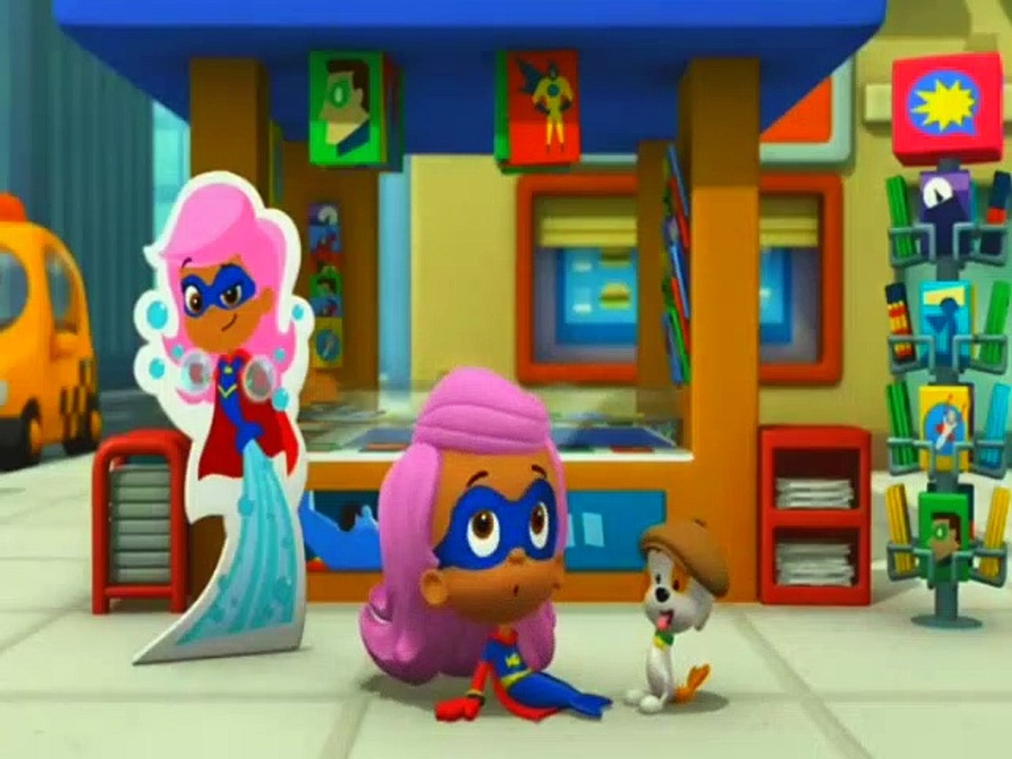 Bubble Guppies Supermarket Nick Jr. Love Is...a Lineup Of Super