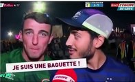 'Je suis une baguette!' Irish football fan is praised by Gary Lineker and even Emmanuel Macron for