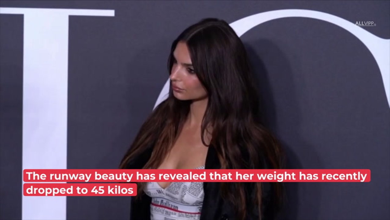 Worry For Emily Ratajkowski: Health Scare Brought Her Down To 100lbs ...