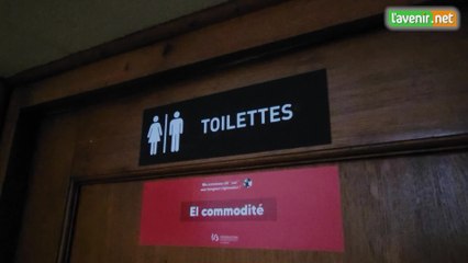 Une signalétique en picard à l'hôtel de ville de Tournai