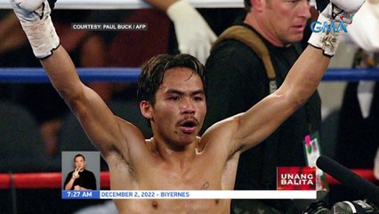 Pacquiao, iginiit na patas ang naging laban nila ni Nedal Hussein at siya talaga ang nanalo | UB