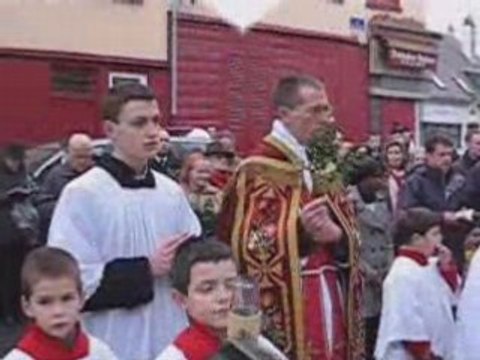 Amiens Bénédiction des rameaux parvis cathédrale
