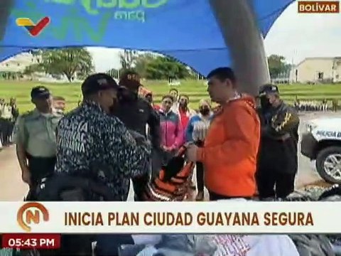 Dan inicio al Plan Ciudad Guayana Segura para el resguardo de los habitantes del estado Bolívar