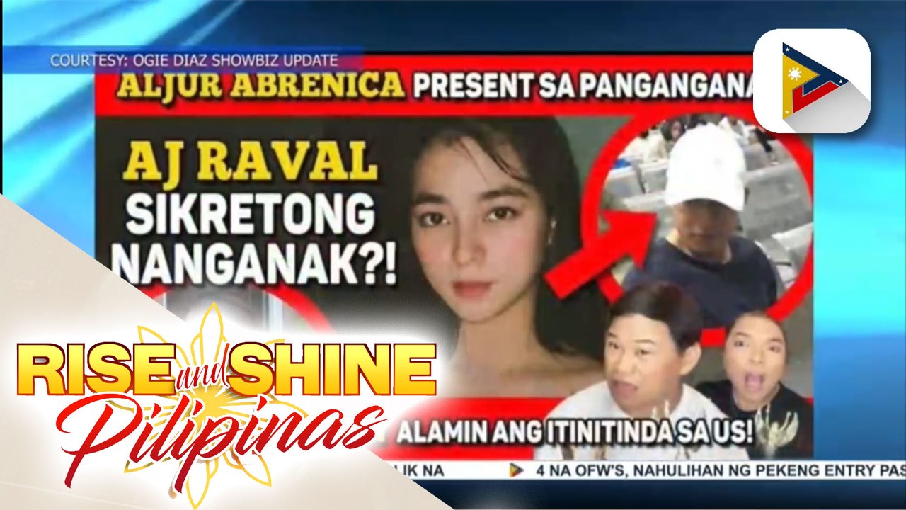 TALK BIZ | Sexy actress na si AJ Raval, isinilang na ang anak nila ni Aljur Abrenica ayon kay talent manager Ogie Diaz