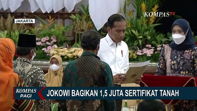 Bagikan 1,5 Juta Sertifikat Tanah, Presiden Jokowi: Gak Ada Lagi Konflik Sengketa Lahan