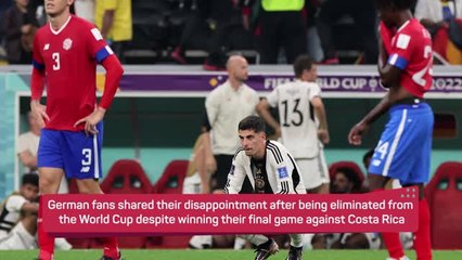 'Not Germany-like' - Fans disappointed after second consecutive World Cup group stage exit