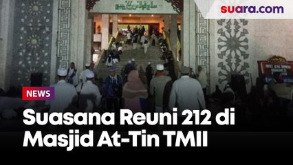 Download Video: Gegap Gempita Massa Reuni 212 Sambut Kehadiran Habib Rizieq di Masjid At-Tin TMII