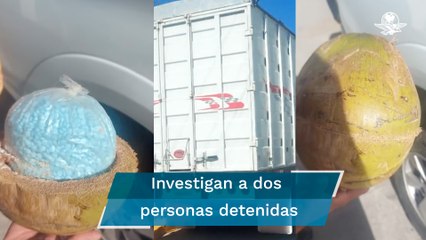 Incauta FGR 300 kilos de fentanilo; estaban ocultos en cocos que transportaba un camión