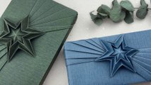 DIY Gift Wrapping - Christmas Gift Packing With 3D Christmas Stars