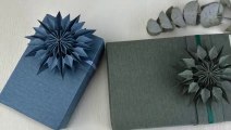 DIY Gift Wrapping - Christmas Gift Wrapping With 3D Paper Snowflakes