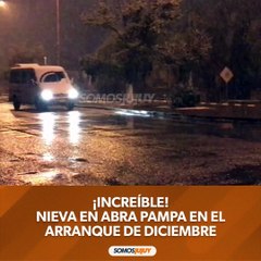 Nevada en Abra Pampa