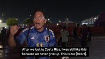 Japan fans daring to dream after shock topping of Group E