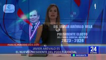 Javier Arévalo Vela es elegido presidente del Poder Judicial para período 2023-2024