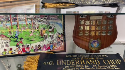 Burnie Athletic Club official clubroom and memorabilia display opening