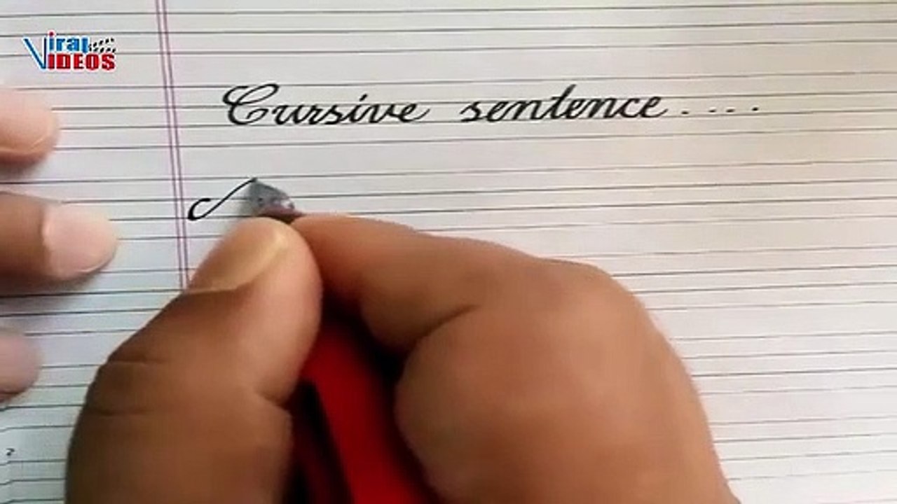 Cursive Writing for Beginners - Cursive writing Practice - Cursive Hand-Writing Practice for Students