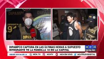 Capturan a supuesto integrante de la pandilla 18 en la capital