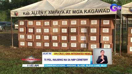 70 PDL, inilibing na sa NBP Cemetery | BT