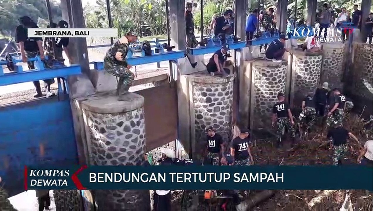 Bendungan Tertutup Sampah