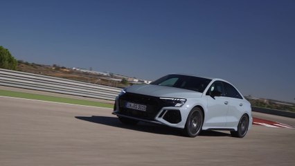 Audi RS 3 Sedan performance edition in Arrow Gray Driving Video