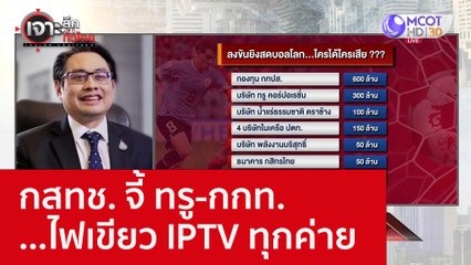 กสทช. จี้ ทรู-กกท. ...ไฟเขียว IPTV ทุกค่าย : เจาะลึกทั่วไทย (2 ธ.ค. 65)