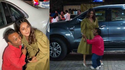 Shehnaaz Gill पहुंची Ayushmann की film Screening पर, Fan के लिए ऐसे रुक गई, Video Viral! | FilmiBeat