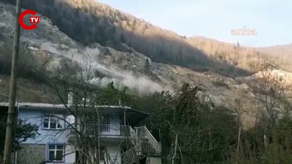ESKİNCİDERE’DEKİ TAŞ OCAĞINDA PATLATILAN DİNAMİT, TOPRAK KAYMASINA NEDEN OLDU