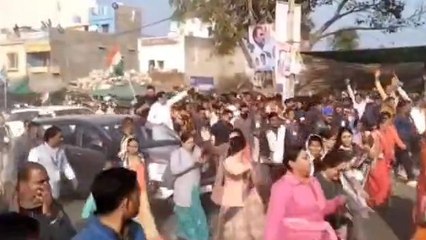 आगर:भारत जोड़ो यात्रा का जिले में हुआ आगमन,जगह जगह हो रहा भव्य स्वागत