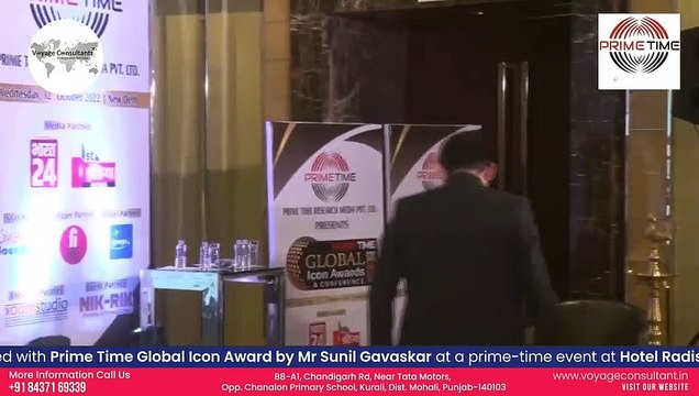 Mr. Aditya Bansal has been Awarded |Voyage Consultants | Mohali