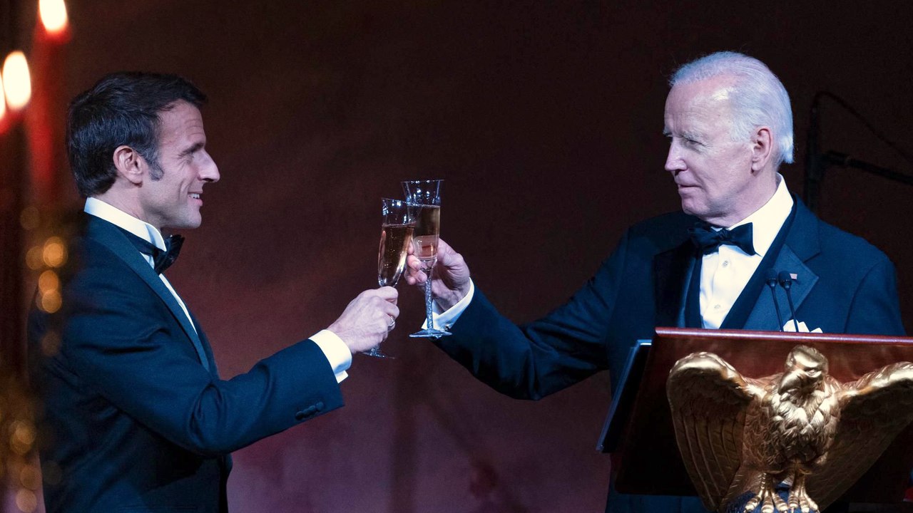 «Vive la France !» : les couples Biden et Macron réunis pour un dîner d'Etat  à la Maison Blanche