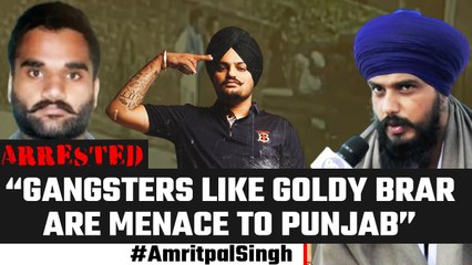 Download Video: Amritpal Singh blames the government for gangster problem of Punjab | Watch Video | Oneindia News