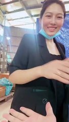 Bầu vượt mặt, vợ chàng không chân vẫn cặm cụi làm việc đến trưa muộn