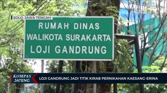 Loji Gandrung Jadi Titik Kirab Pernikahan Kaesang-Erina