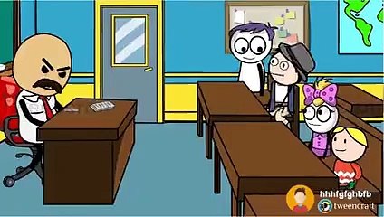 لما تروح المدرسة -- متاخر --‍♂️--♥️ _ توين تون