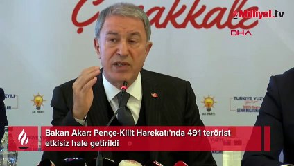 Bakan Akar'dan terörle mücadele mesajı