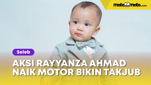 Baru Umur Setahun, Aksi Rayyanza Anak Raffi Ahmad Naik Motor Bikin Takjub