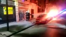 Prendió fuego el auto y mató a una mujer en Balvanera