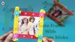 How to Make Photo Frame with Ice cream Sticks _ Photo Frame With Popsicle Sticks | DIY photo frame with popsicle sticks | Ice cream sticks recycle idea | Laiba's Creativity