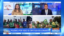 Polémica en Brasil por video de diputada que incita a los militares a desconocer la victoria de Lula