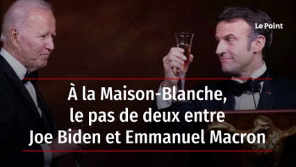 À la Maison-Blanche, le pas de deux entre Joe Biden et Emmanuel Macron